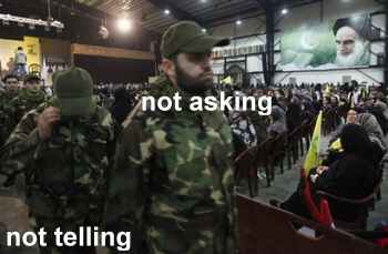 not asking, not telling
