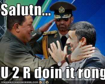 Saluting... you two are doing it wrong