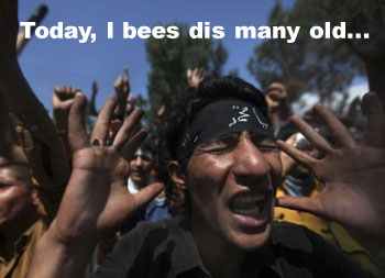 Today, I am this many old