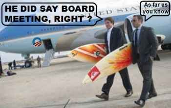 He did say board meeting, right? - As far as you know