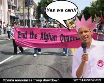 End the Afghan Quagmire - Yes we can!! - Obama announces troop drawdown