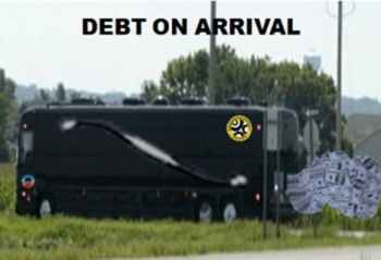 Debt on arrival