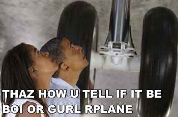 That's how you tell if it's a boy or girl plane