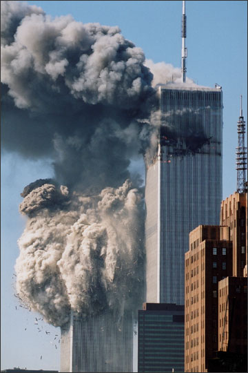 Collapse of WTC 2 after Terrorist Attack