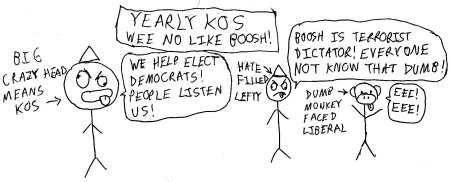 Hate filled lefty - Kos comic